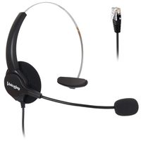 Monaural Ear Landline Headset with Microphone for Cisco IP Phone 7841, 7942G, 8841,7940, 7941G, 7945G, 7960, 7961, 7961G, 7962G, 7965G, 7970, 7971, 7971G, 7975, 7975G