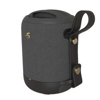 Bluetooth 5.0 Wireless Speakers with Powerful Sound, FM Radio, 12-Hour Playtime, Wireless Stereo Pairing, Pocket Design, Hands-Free Calls, IPX5 Splashproof, Built in Mic, TF/AUX/USB Port (Black)