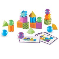 Learning Resources Mental Blox Critical Thinking Game, Easter Basket Game, 20 Blocks, 20 Activity Cards, Ages 5+