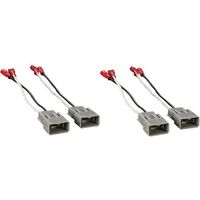 2 Pair Speaker Connector Harnesses for Honda Acura Vehicles US Seller