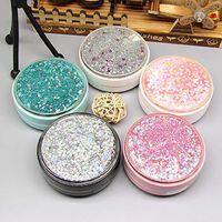 Stylish Cute Quicksand Contact Lens Case,Portable Travel Contact Lens Case Eye Care Kit Set Container Box Holder 1PCS (Pink-2)