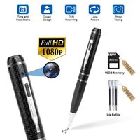 Hidden Camera Pen Recorder,FUVISION Spy Camera Pen Camcorder with Photo Taking,2 Hours Battery Life,Portable Digital Recorder with 16GB Memory and 3 Ink Refills Pocket DVR for Business and Conference