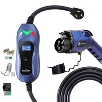 MUSTART Level 2 Portable EV Charger (240 Volt, 25ft Cable, 26 Amp), Electric Vehicle Charger Plug-in EV Charging Station with NEMA 10-30P (Update Version)