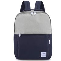 Himawari Travel School Backpack with Laptop Compartment for Adults 17 Inch Large Waterproof,Gray&Navy