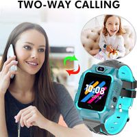 MUDEREK Unisex Children Fashion Waterproof Buckle Closure Smart Watch Positioning Watch Smart Watches