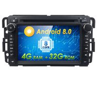 for Chevrolet Chevy Silverado GMC Hummer 7" Android 8.0 Octa Core 4G RAM 32G ROM HD Digital Multi-Touch Screen OBD2 DVR Car Stereo DVD Player Tire Pressure Monitoring WiFi