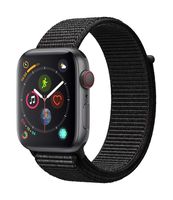 Apple Watch Series 4 (GPS + Cellular, 44mm) - Space Gray Aluminum Case with Black Sport Loop