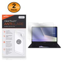 ASUS ZenBook Pro 15 (UX580) Screen Protector, BoxWave® [ClearTouch Anti-Glare (2-Pack)] Anti-Fingerprint Matte Film Skin for ASUS ZenBook Pro 15 (UX580)
