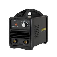 SUNCOO 160A ARC Welding Machine 110V Mini Energy-saving Portable Stick Welder with Mask and Brush Black