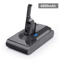4.8Ah Replacement for Dyson V8 Battery 21.6V Absolute Animal Fluffy Cord-Free Handheld Vacuum Cleaner Li-ion Sony Cell Batterie