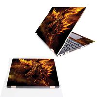 MightySkins Skin Compatible with HP Spectre x360 15.6" (2018) - Golden Dragon | Protective, Durable, and Unique Vinyl Decal wrap Cover | Easy to Apply, Remove, and Change Styles | Made in The USA