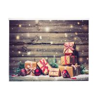 Nabsna Portable Print Christmas Style Collapsible Photography Background For Shooting Party Games & Activities
