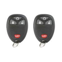 Keyless2Go New Keyless Entry with Remote Start Car Key Fob for Select Vehicles with 15114374 KOBGT04A (2 Pack)