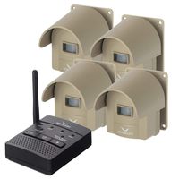 1/4 Mile Hosmart Rechargable Driveway Alarm Wireless Sensor System & Driveway Sensor Alert System Weatherproof Security Outdoor Motion Sensor & Detector