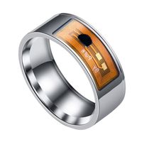 sandinged Stainless Steel Smart Ring Wearing Jewelry NFC Label Mobile Phone Accessory Rings