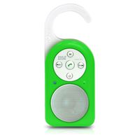 Portable Wireless Waterproof Shower Speaker - Outdoor Bluetooth Compatible Rechargeable Battery Powered Loud Sound Speaker System w AUX - USB Charger - Mp3 Android iPod iPhone - Pyle PWPBT10GN (Green)