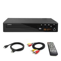 LP-099 Multi Region Code Zone Free PAL/NTSC HD DVD Player CD Player with HDMI & Remote & USB - Compact Design