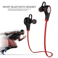 Running Earphone, elecfan 2017 New Wireless V4.1 Earbuds in- Ear Earphones for Sports Running Gym Exercise Sweatproof Headset for Android Phones and iPhones (Red)