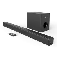 JTWEB Soundbar Bar for TV 32-inch Bluetooth Wireless Sound Bars with Subwoofer 2.1 Channel Sound