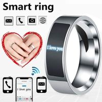 NFC Smart Finger Digital Ring Wear Connect Android Phone Equipment Rings Fashion (Transparent,12)