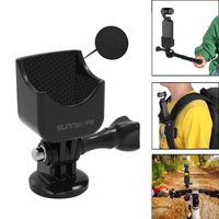 Hisoul Hot  for DJI OSMO Pocket Adapter | Antiskid Soft Cushion | 180° Angle Adjustable | Multifunctional Expanding 1/4'' Screw Adapter Mount Stand (Black)
