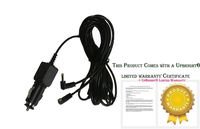 UPBRIGHT Car Auto DC 2 Output Power Supply Power Cord Power Cable Charger for Sylvania SDVD8716 SDVD8716D 7" Dual Screens Widescreen Portable DVD Player