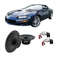Compatible with Chevy Camaro 1993-2002 Front Door Factory Replacement Harmony HA-R65 Speakers