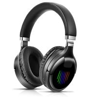 KEQ Upgraded Wireless Bluetooth Over Ear Headphones with Mic Hi-Fi Stereo Deep Bass Comfortable Earpads 30 Hours Playtime for Travel or Work (Black)