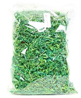 Gift Expressions Easter Basket Filler, 10 Oz Bag, Green Easter Grass, 100% Recyclable Crinkle Cut Paper Shred Filler for Gift Wrapping, Gfit Bags, Easter Candy & Easter Toys