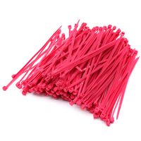Yootop Pink Nylon Cable Ties 3.9" Long 500 Pcs