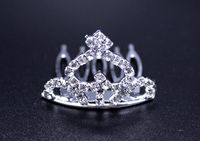 Exquisite Rhinestones Crystal Photo Prop Newborn Baby/Flower Girl Tiara Crown