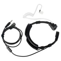 1Pin 3.5mm Smart Phone Vibration Throat Mic Covert Air Tube Earpiece for Blackberry / Windows / iPhone