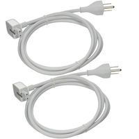 LEAGY 2Pack Power Adapter Extension Wall Cord Cable for Apple Mac iBook MacBook Pro Us Plug 6 ft (2Pack Extension Cord Cable)