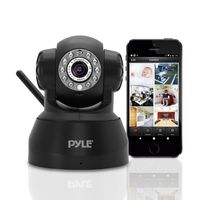 Indoor Wireless Security IP Camera - Home WiFi Remote Video Monitor w/Motion Detection and Night Vision - PTZ Pan Tilt Network Surveillance, Voice Mic Audio for Mobile, Windows & Mac - Pyle PIPCAM5