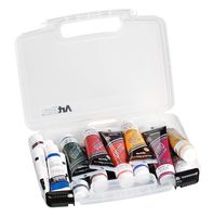 ArtBin 8014AB 14 Inch Quick View Carrying Case - 14 in. x 3.375 in. x 10.25 in., Lockable Art and Craft Supply Storage with Latches and Handles, Portable