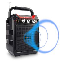 SOCOVEZ Portable Wireless Speaker Bluetooth 4.0 with Microphone Jack Loud Sound and Super Bass 12H Playtime Wireless Speaker for Phone, Tablet, Computer, TV and More