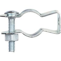 Morris Products Conduit Hanger With Bolt Features -1/2 Inch - Secures Rigid, EMT Conduit to Mounting Surfaces - Insulated Supports - Zinc-Plated Steel - Threaded Rod - 100 Pieces