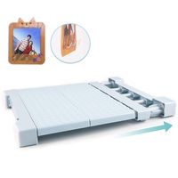 Width Adjustable Locker Shelf, Extends to Fit Your Locker, School Locker Accessories, Fits 12 to 16 inches Width Lockers (Blue)