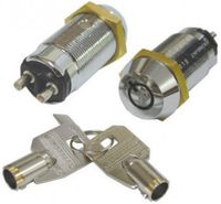 SECO-LARM SS-095-1H1 High Security Tubular Key Lock Switch, Commonly Used for Momentary Arm/Disarm Alarm Inputs or Other Applications Requiring High-security Momentary On
