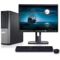 Dell Optiplex 390 Desktop Computer i3 3.2GHz 4GB RAM 250GB HD Windows 10 Home w/22 LCD Bundle-WiFi Adapter, Keyboard and Mouse
