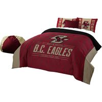 Officially Licensed NCAA Boston College Golden Eagles Modern Take Full/Queen Comforter and 2 Sham Set
