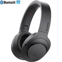 Sony MDR100 h.Ear on Wireless NC On-Ear Bluetooth Headphones w/ NFC - Charcoal Black - (Renewed)