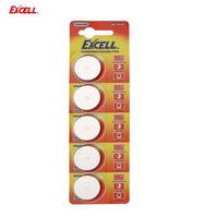 Mandalaa 5Pcs/Lot Excell 3V Cr2450 Lithium Coin Cells Button Batteries Lithium Cell 3 Volt Button Cells for Watch Led Lights Toys Cr2450 3V Lithium Button Cells