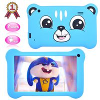 Kids Tablet 7 inch Android 9.0 Kids Edition Tablet with WiFi,GMS Certified,Dual Camera Children Tablet 2GB+16GB, Parental Control, Kids Software Pre-Installed with Kids-Proof Case.