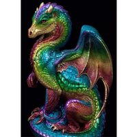 Toosvan Dragon 5D Diamond Painting Kits, DIY Diamond Cross Stitch Painting Number Kit Adults 5D Diamond Crystal Rhinestone Embroidery Painting Kits DIY Wall Art Decor (Dragon A)