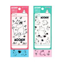Moomin Big Clear Laptop Cell Phone Deco Stickers : 2 Sheets 1 Set