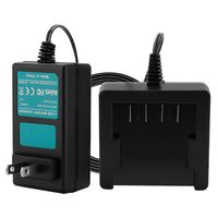Creabest New 24V Li-ion Charger Compatible with GreenWorks 29842 29852 29322 G-24 Li-ion Greenworks G-MAX Battery