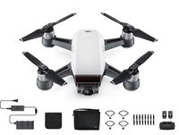 DJI Spark Drone MM1A Alpine White with Shoulder Bag, Charging Hub & 2 Batteries