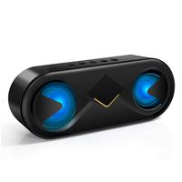 KINFAYV Portable Bluetooth Speaker, Compact Wireless Bluetooth Speaker with 24H Playtime, Loud Stereo Sound, Personal Speaker, Built-in Mic, Support USB/TF Card/AUX for Indoor Outdoor