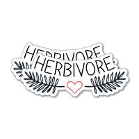 2X Herbivore Sticker Decal Vegan Plant Vegetarian Food Laptop Planet